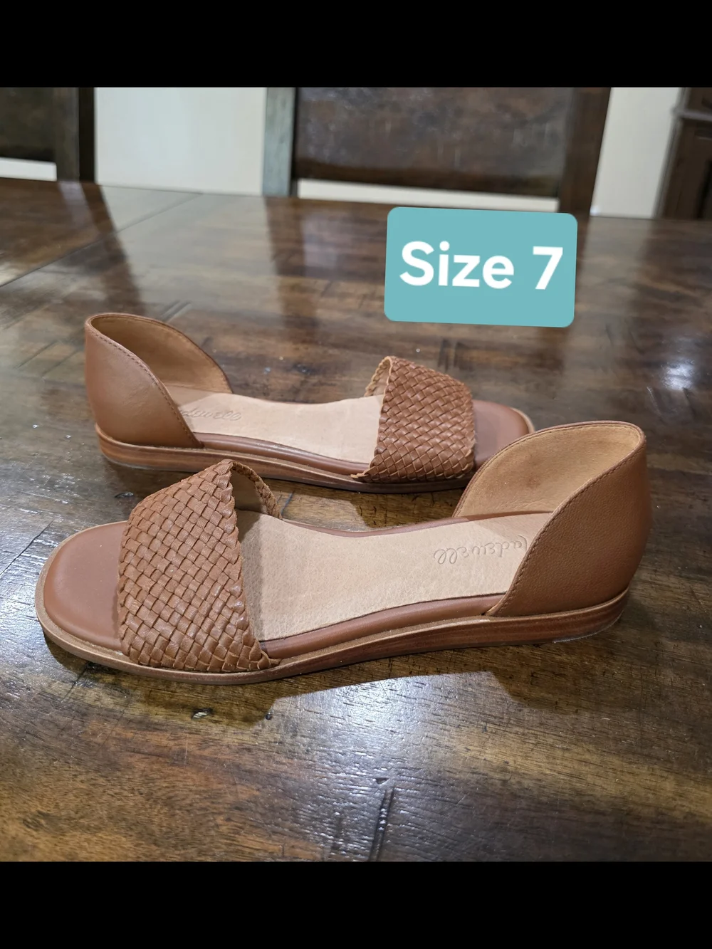The Nelda d'Orsay Flat Womans Size 7